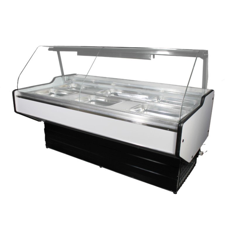 Curved Glass Display Fridge